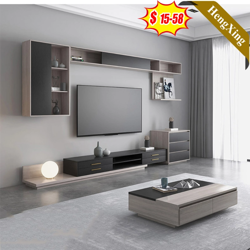 Folding Glass Wooden Mirrored Living Room Furniture Side Sofa Coffee Table Dining Table Wall Unit TV Cabinets TV Stands