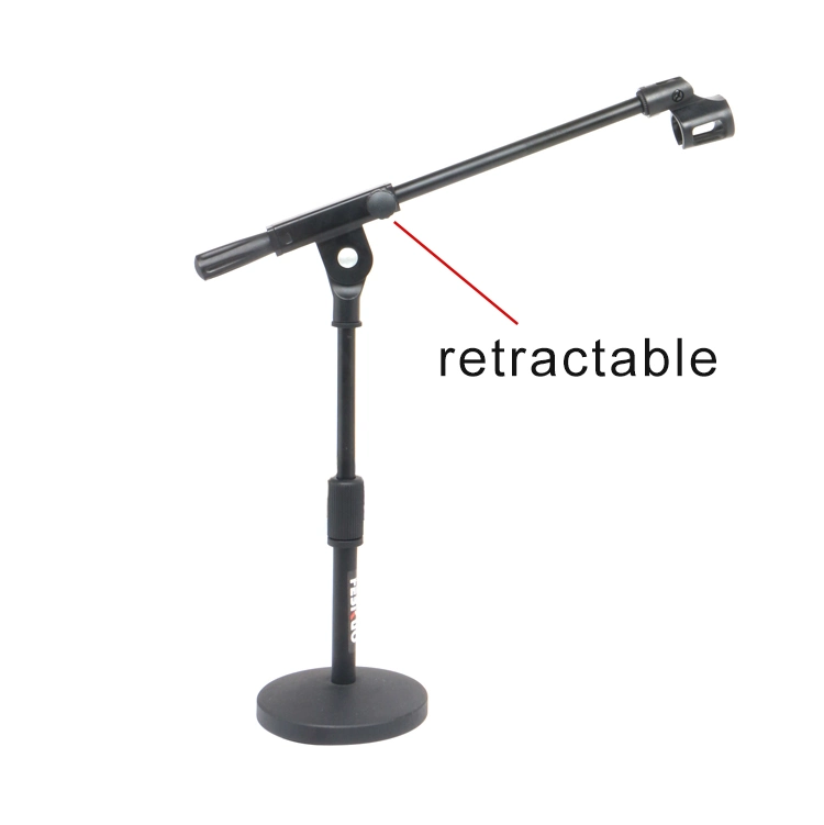 Heavy Duty Classroom Teaching Table Mic Stand Flexible Adjustable Height Meeting Desktop Microphone Stand