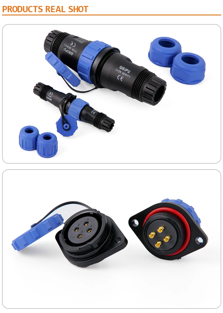 China Factory Weipu Waterproof Terminal Cable Connector and Plug Welding Cable Connector