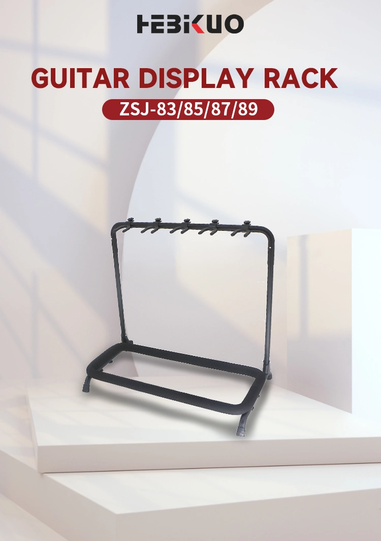 Musical Instrument Guitar Accessories Guitar Display Stand with Guitar Picks Holder Foldable 5 Ways Guitar Stand for Acoustic Guitar Electric Bass Guitar