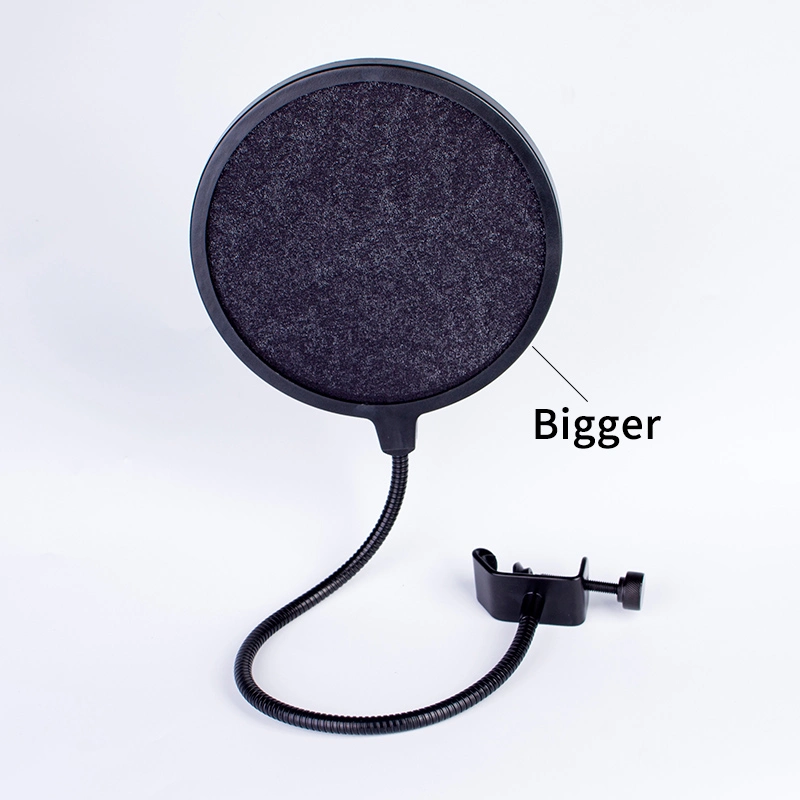 Big Size Quality Professional Flexible Gooseneck Microphone Pop Filter for Studio Microphone