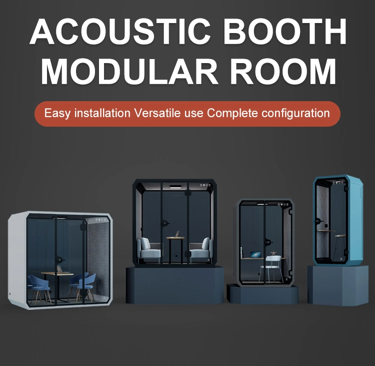 Portable Silence Soundproof Recording Studio Acoustic Vocal Booth Isolation Office Phone Booth