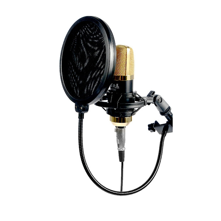 Recording/Meeting/Voice Microphone Accessories Metal Plastic Microphone Wind Screen Mic Pop Filter for Microphone Stand