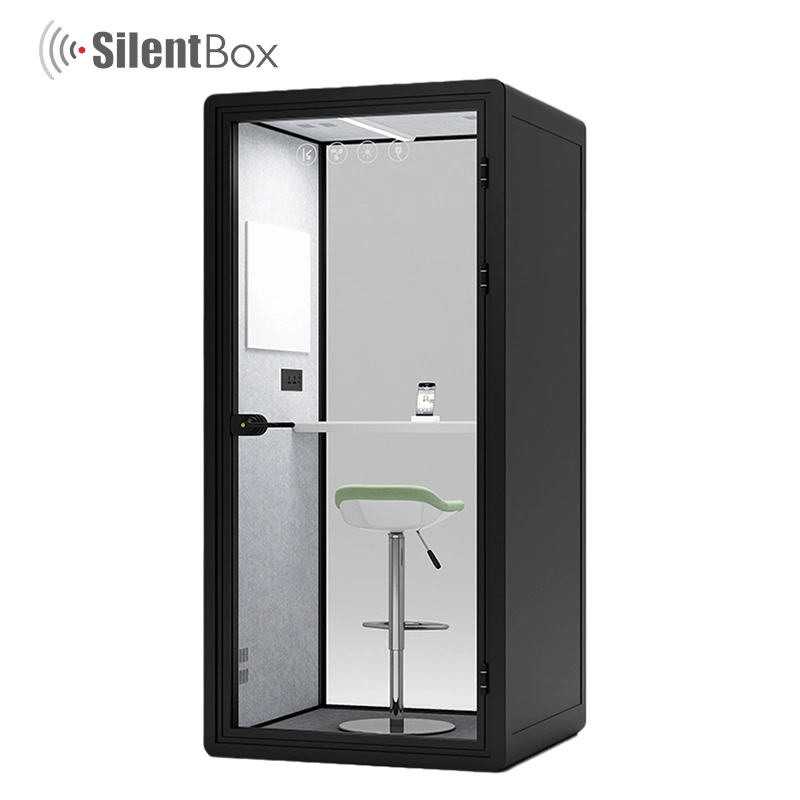 Silentbox Furniture Office Phone Booth Soundproof Portable Vocal Booths Phone Pods Voice Recording Booth Soundproof Cabin