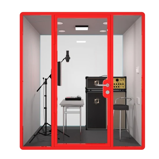 AG. Acoustic Office Movable Workstation Soundproofing Meeting Pod Portable Telephone Calling Booth Silent Vocal Room